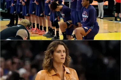 Two WNBA players were immediately disqualified for kneeling during the flag ceremony.