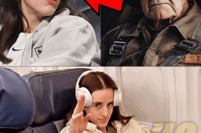 Caitlin Clark Stuns Passengers: Gives Up First Class Seat to Elderly Veteran—Mid-Flight Revelation Leaves Cabin in Tears!
