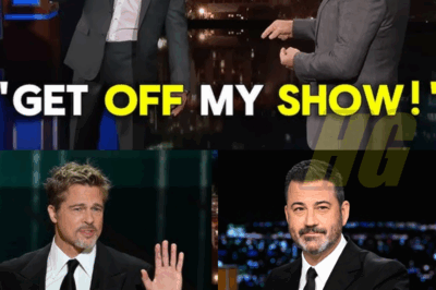 Brad Pitt Booted From Jimmy Kimmel Live After Explosive On-Air Showdown—Audience Gasps as Hollywood Icon Walks Out Amid Shocking Host Meltdown!