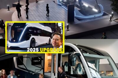 BREAKING NEWS: Elon Musk unveils a groundbreaking ultra-affordable self-driving bus, promising to completely transform public transportation worldwide—a game-changer for urban mobility with outstanding advantages, ushering in a new era for mass transit!