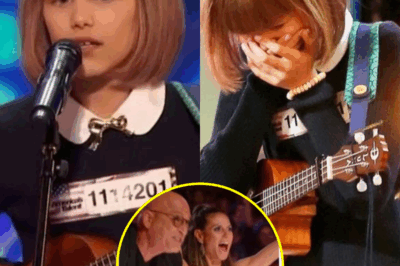Twelve-Year-Old Ukulele Prodigy Stuns ‘America’s Got Talent,’ Wins Golden Buzzer With Original Song—Judges Declare Her “The Next Taylor Swift”! Shy Schoolgirl’s Powerful Performance Leaves Crowd in Tears and Social Media Erupting: Is This the Birth of America’s Youngest Superstar? Full Story Inside!