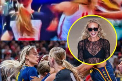 VIDEO: Huge Brawl Breaks Out After Sophie Cunningham Takes Dirty Shot, Pulls Hair Of Player That Got In Caitlin Clark’s Face In Apparent Act Of Payback