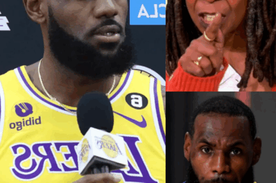 LeBron James explodes on “The View,” demands ABC cancel the show immediately after Whoopi Goldberg insults him live on air.