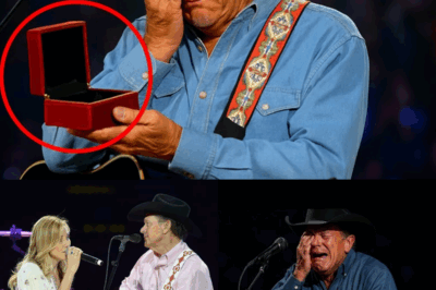 George Strait receives a gift thrown on stage and breaks down in tears in front of everyone…