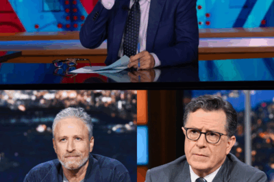 What started as a routine network call—pulling the plug on a single show—has spiraled into chaos. Because when the voice you try to silence is Jon Stewart, and his closest ally is Stephen Colbert, nothing stays simple for long. After a covert meeting between these comedy giants, the entire media landscape is on edge, bracing for what comes next. Their next move is the industry’s best-kept secret, and every rumor is more unsettling than the last. This is how one cancellation could ignite a battle for television’s future.
