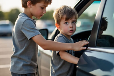 An eight-year-old boy saved a child from a locked car, causing him to be late for class and get scolded – but soon something unexpected happened