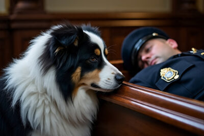 The German Shepherd Refused to Leave the Coffin—And His Barking Led to a Shocking Discovery.