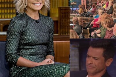 “‘SHUT UP!’ — KELLY RIPA’S FLASHPOINT ON LIVE STOPS THE SHOW COLD.” One objection from the audience and Kelly fired back with two words that rattled the studio. Booing and whispers rolled through the crowd as cameras kept rolling and producers hovered over the break button. That’s when Mark Consuelos stepped in—calm voice, open palms—to cool the temperature and reset the conversation. Did Kelly cross a line, or was she drawing a boundary in real time? Watch the moment everyone’s replaying and decide for yourself.
