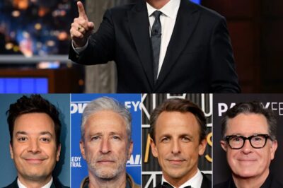 “If CBS thinks they can shut me up, they clearly haven’t met the monsters of late-night yet.” Stephen Colbert has officially thrown down the gauntlet — and Jimmy Fallon, Seth Meyers, and John Oliver are already rallying to his side. What these late-night titans are orchestrating behind the cameras could ignite the most audacious comedy uprising in decades.