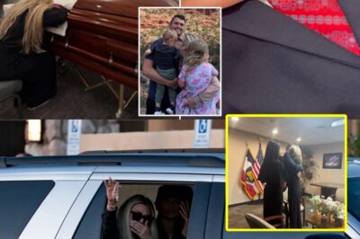 “You have no idea”: Images of Erika Kirk choking back tears as she bids farewell to Charlie Kirk’s casket—A widow’s PRIVATE PAIN and LOVE laid bare as America faces SHOCKING questions…