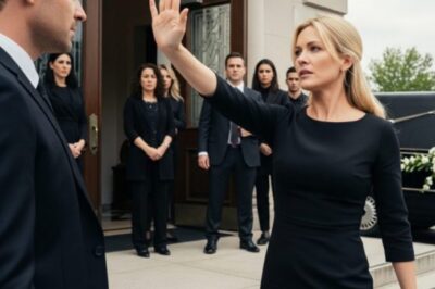 My stepmother barred me from saying goodbye to Dad. A week later, she blocked me at the will reading, declaring, “This meeting is only for heirs.” Instead of fighting, I calmly handed the lawyer a paper. As his eyes moved over the words, her triumphant smile shattered.