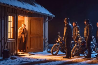 Elderly Widow Shelters 20 Freezing Bikers, Next Morning 1000 Hells Angels Stops Outside Her Door