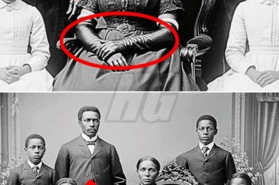 It was just a family portrait — but the woman’s glove hid a horrible secret