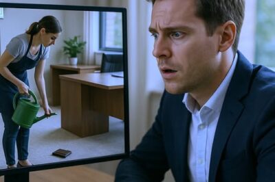 The company head arranged a test for the cleaning lady by leaving a wallet on the table