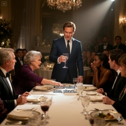 At the Black Cavian dinner, I raised my glass to thank my wife when her mother slammed the table: “All of this is mine!” The room went silent. My wife whispered, “Mom, please…” I smiled and set my glass down: “Then let me finish the story.” What happened next made everyone realize… this was never just a dinner party.