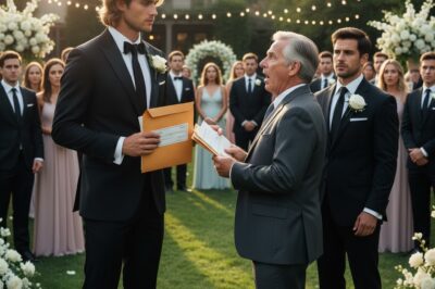 My father ordered me to attend my brother’s wedding or “lose my tuition,” unaware I’d already graduated valedictorian with a six-figure job. I arrived quietly, handed him an envelope, and watched his confidence drain as he opened it. He looked up at me, stunned, and whispered,This can’t be real.”