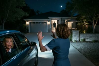 “Don’t come in, drive away now!” the maid shouted the instant she saw my car at the gate. I froze, backed into the darkness, switched off my lights, and observed from afar. That night, after my daughter had spent a whole year refusing to speak to me, she suddenly texted: “Mom, can we have dinner? I miss you.” But when I stopped at the gate and the maid rushed outside, what happened next made everything finally, painfully clear.