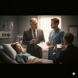 “Let her go, we won’t pay for the Surgery,” my father told the Doctor while I lay in a coma. He signed the “do not resuscitate” order to save Money. But he didn’t know my Lawyer was in the Room, recording everything. When i woke up, I didn’t say anything. I did something … much worse that left him bankrupt in 24 hours.