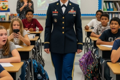 The Teacher Laughed When The Girl Said ‘I Don’t Want To Reveal My Mother’s Occupation’, The Students Asked Sharply: ‘What Does Your Mother Do That You Have To Hide?’ ‘Your Mother Probably Doesn’t Have A Good Job’ — But When The Mother Appeared In A Dress With A Row Of Shining Medals, The Whole Class Just Stood Still.