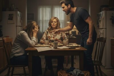 You’re nobody here as long as Mom is sitting at this table!” he barked. An hour later, he was packing his things.