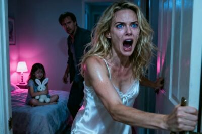 “At 3 a.m., I jolted awake when I heard my daughter’s bedroom door click open. My husband slipped inside quietly, just like every night. My hands trembling, I opened the hidden camera app I had secretly placed inside her stuffed animal a few days earlier… ‘Daddy… please don’t…’ her sobbing voice came through the speaker. I jumped out of bed, my heart about to explode, but what I saw next was more horrifying than any nightmare I’ve ever had. Moms… what am I supposed to do…?”